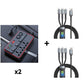 🔌🚗 50% RABATT! Multifunktionales Autoladegerät mit Steckdosen und USB-Anschluss – 3 USB-Ports, 2 AC-Steckdosen & LED-Beleuchtung ✨