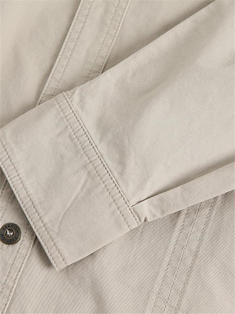 👔✨ 62% RABATT! Lässiges einfarbiges Herrenhemd aus Baumwolle – Klassischer Schnitt, atmungsaktiv & vielseitig kombinierbar 🍂