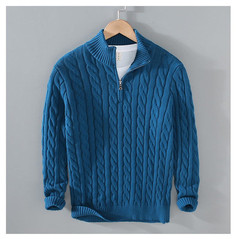 🧶🔥 57% RABATT! Herren-Rollkragenpullover aus reiner Baumwolle – Kauf 2, erhalte kostenlose Lieferung 🌟