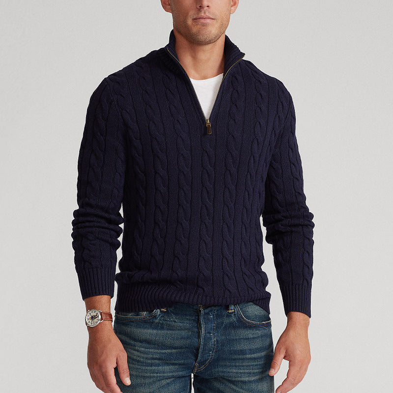 🧶🔥 57% RABATT! Herren-Rollkragenpullover aus reiner Baumwolle – Kauf 2, erhalte kostenlose Lieferung 🌟
