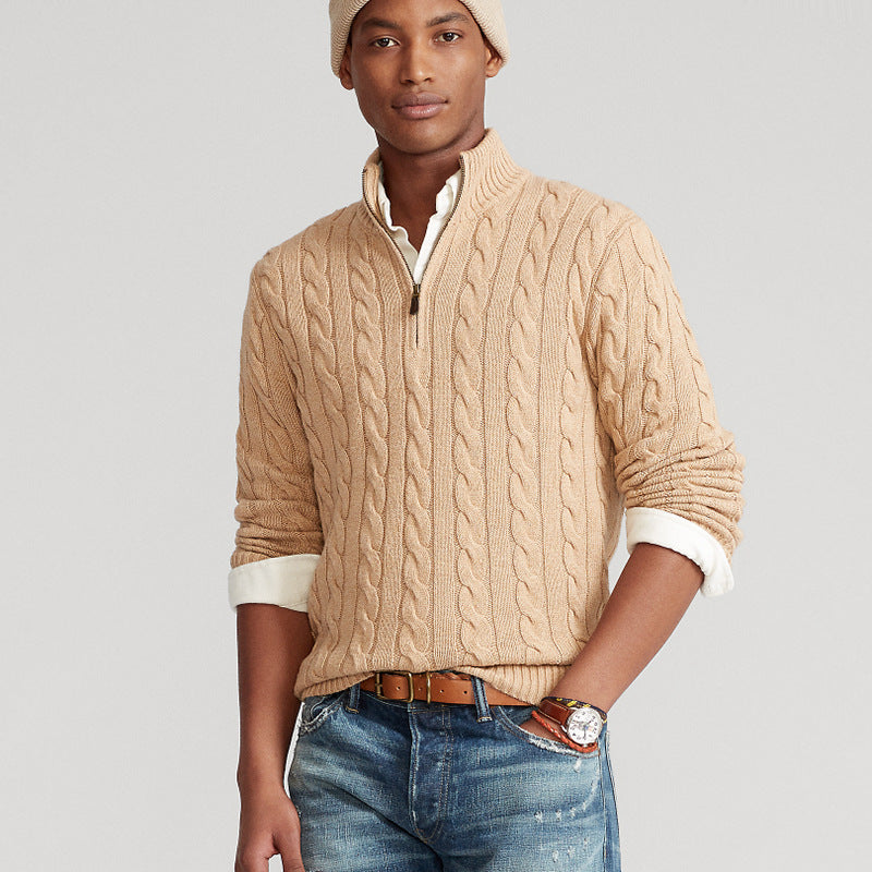 🧶🔥 57% RABATT! Herren-Rollkragenpullover aus reiner Baumwolle – Kauf 2, erhalte kostenlose Lieferung 🌟