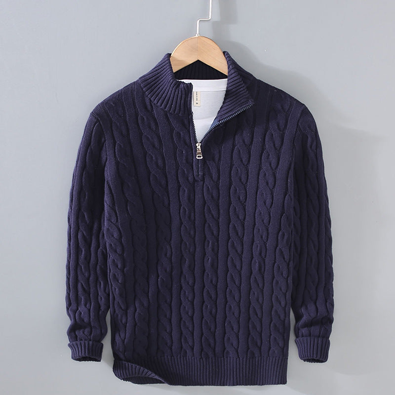 🧶🔥 57% RABATT! Herren-Rollkragenpullover aus reiner Baumwolle – Kauf 2, erhalte kostenlose Lieferung 🌟