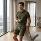 👕🏃 LIMITED-TIME 50% RABATT! Herren Sommer-Set – Polo & Shorts, leicht & sportlich ✨