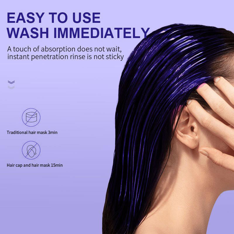 🌿✨ Keratin Lila Haarmaske 🌸💜 – Intensive Pflege für geschmeidiges Haar & unwiderstehlichen Glanz. Ideal für trockenes, strapaziertes Haar. Verwöhnt & repariert für ein gesundes Haargefühl. Lass die Haare im Wind wehen!