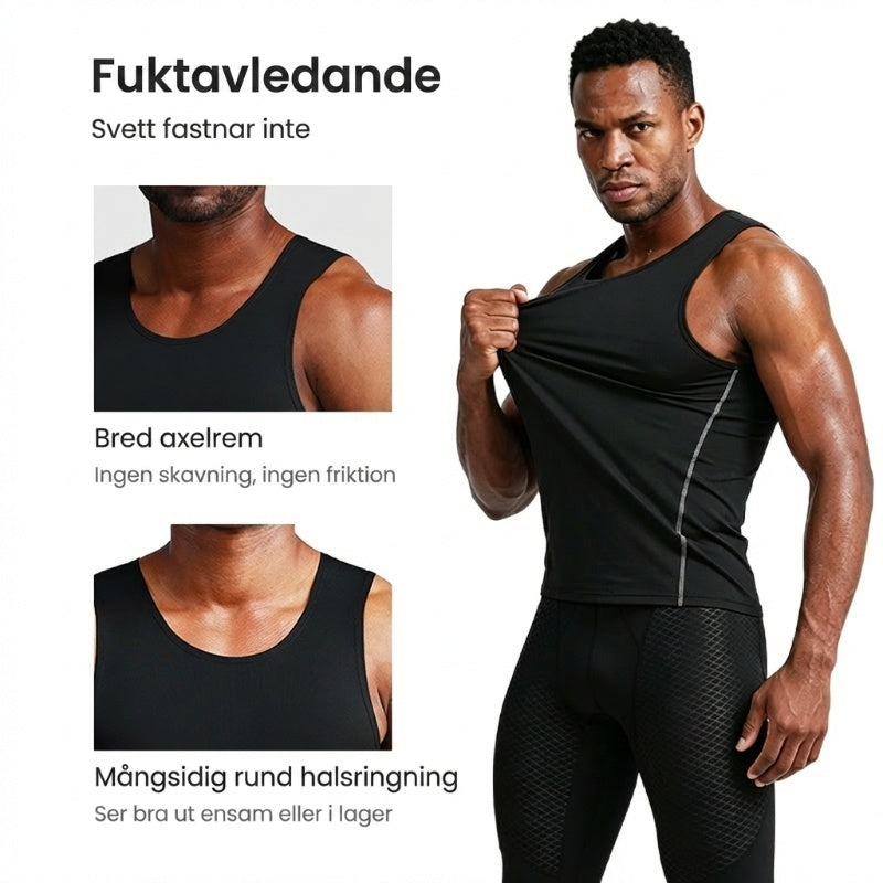 Kompressionslinne för män, perfekt för träning