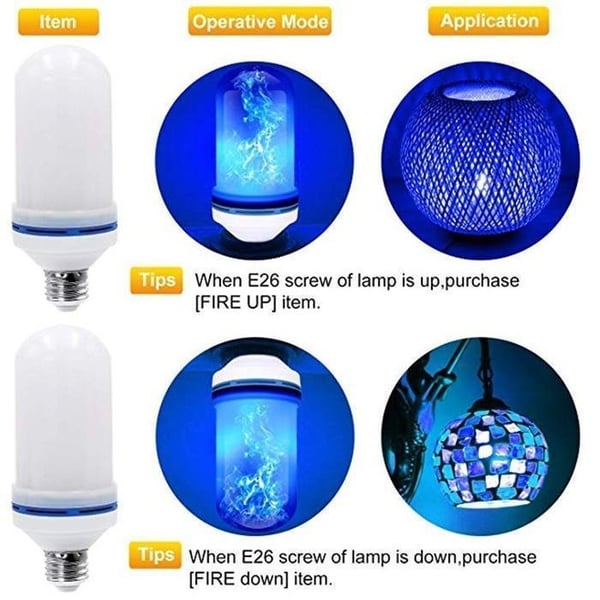 🔥 LED-Flammenlampe mit realistischem Flammeneffekt – warmes Licht, ideal für Dekoration & Atmosphäre