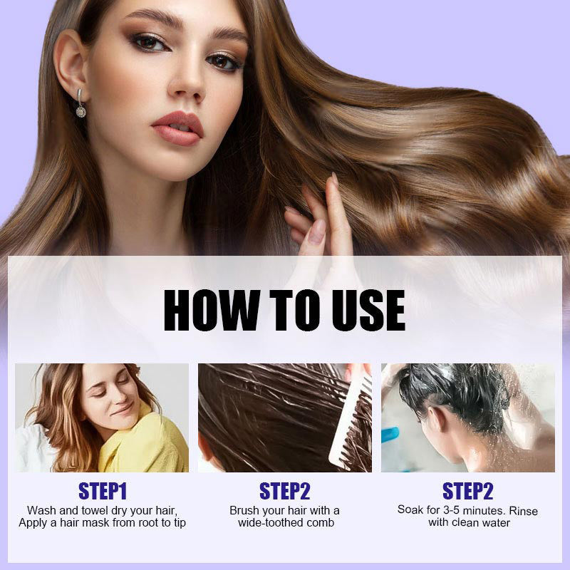 🌿✨ Keratin Lila Haarmaske 🌸💜 – Intensive Pflege für geschmeidiges Haar & unwiderstehlichen Glanz. Ideal für trockenes, strapaziertes Haar. Verwöhnt & repariert für ein gesundes Haargefühl. Lass die Haare im Wind wehen!