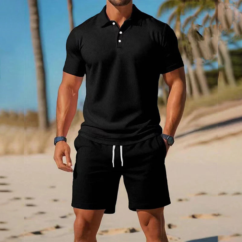 👕🏃 LIMITED-TIME 50% RABATT! Herren Sommer-Set – Polo & Shorts, leicht & sportlich ✨