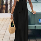 👗 50% RABATT! 💃 Einfarbiges Rückenfreies Cami-Kleid für Damen – Leicht, Luftiger Schnitt & Perfekt Für Den Sommer ☀️