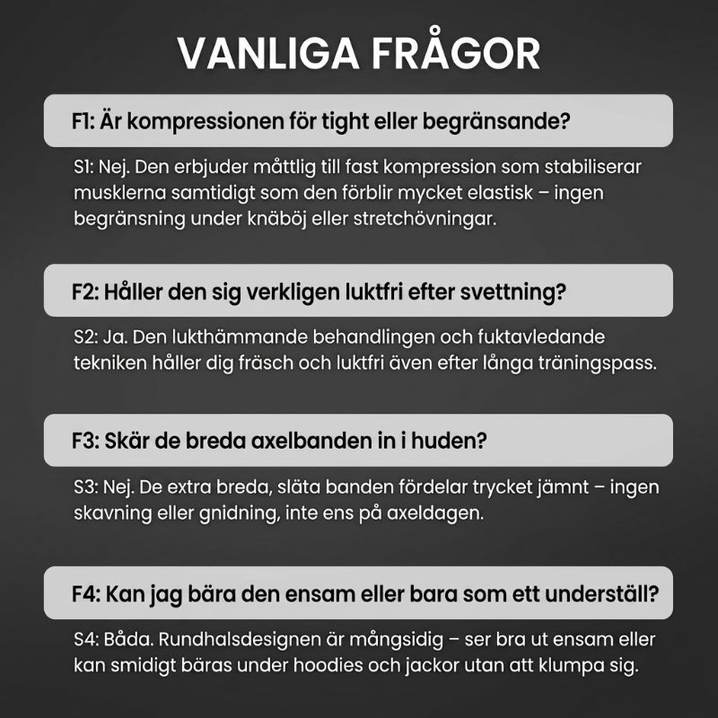 Kompressionslinne för män, perfekt för träning