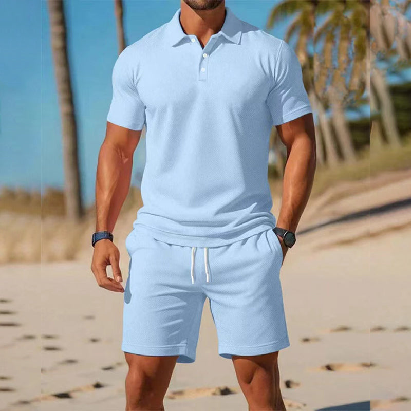 👕🏃 LIMITED-TIME 50% RABATT! Herren Sommer-Set – Polo & Shorts, leicht & sportlich ✨