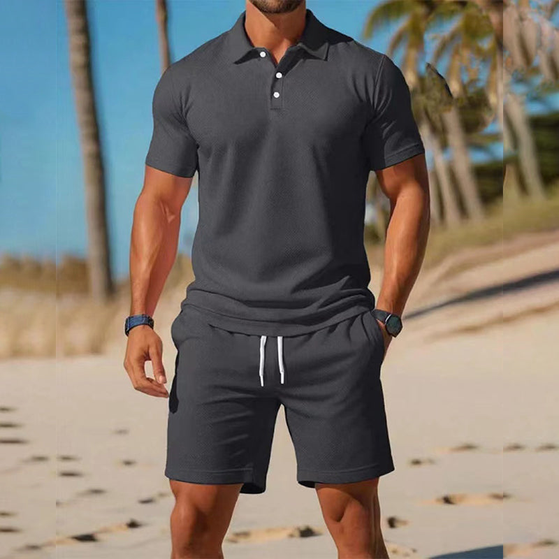 👕🏃 LIMITED-TIME 50% RABATT! Herren Sommer-Set – Polo & Shorts, leicht & sportlich ✨