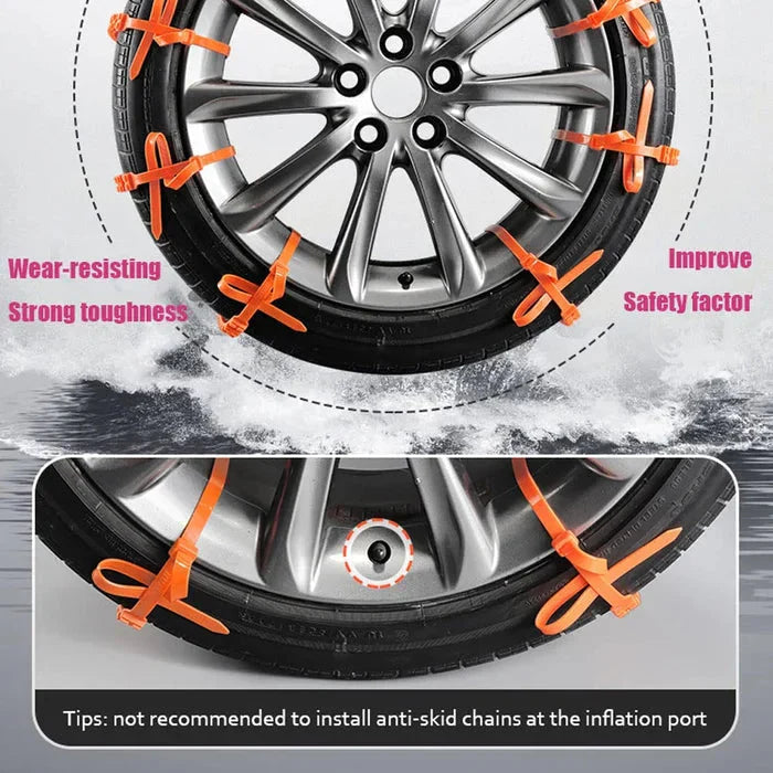 📢📢50 % Rabatt!! ⏰ Rutschfeste Schneeketten – Einfache Montage, Hoher Grip auf Eis/Schnee & Maximale Winter-Sicherheit ❄️