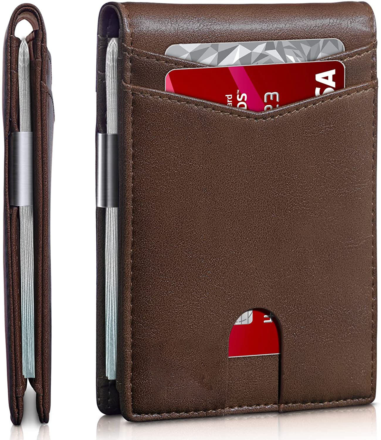 👜 عرض خاص 50% - محفظة جلدية أنيقة للرجال مع حماية ضد السرقة