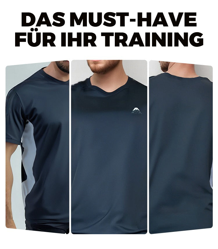 💎👕 50% RABATT! Zweiteiliges Sport-Set für Herren – Kurzarm-T-Shirt & Lange Hose | Atmungsaktiv, bequem & ideal für Training oder Freizeit 🏃‍♂️