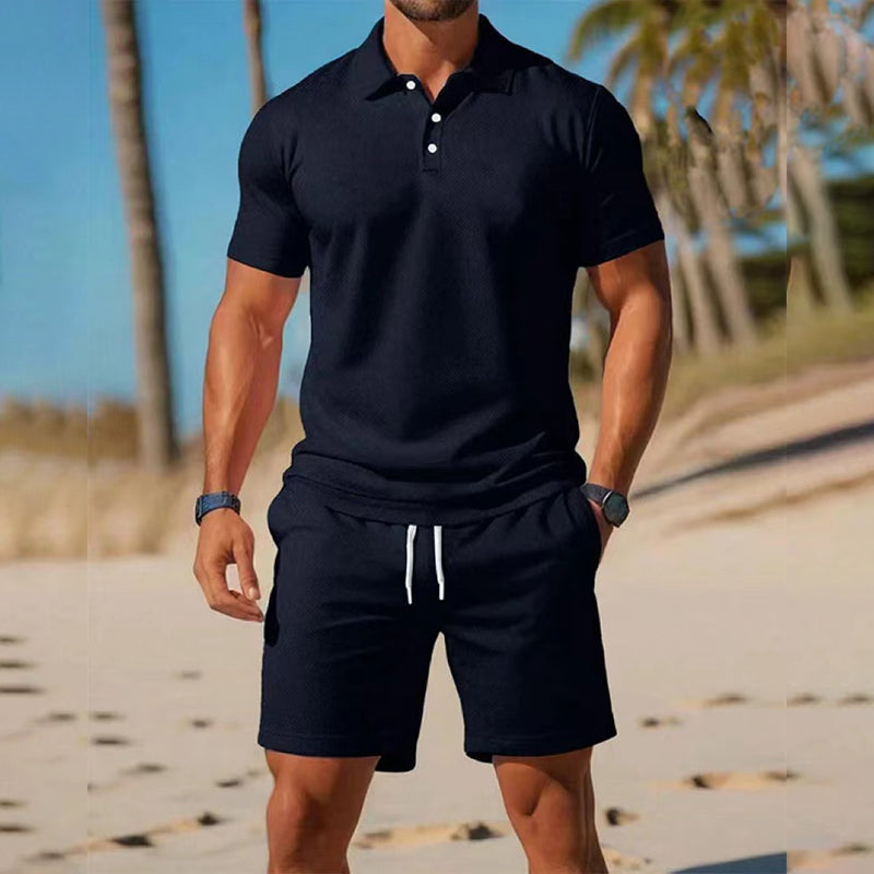 👕🏃 LIMITED-TIME 50% RABATT! Herren Sommer-Set – Polo & Shorts, leicht & sportlich ✨