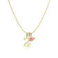 💖 LETZTER TAG – 50 % RABATT ✨ 3-lagige Anhänger-Halsketten mit Initialen A-Z 🎀 | Personalisiert & elegant
