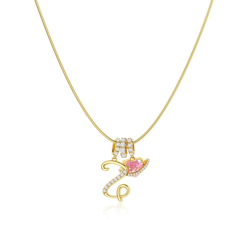 💖 LETZTER TAG – 50 % RABATT ✨ 3-lagige Anhänger-Halsketten mit Initialen A-Z 🎀 | Personalisiert & elegant