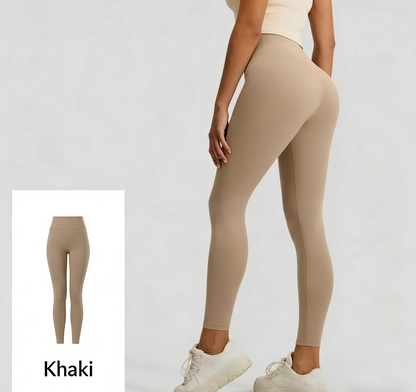 🩲✨ 60% RABATT! Halara UltraSculpt High-Waist Leggings mit Raffung am Gesäß, Bauchkontrolle, formender Wirkung & Taschen – ideal fürs Training 💗