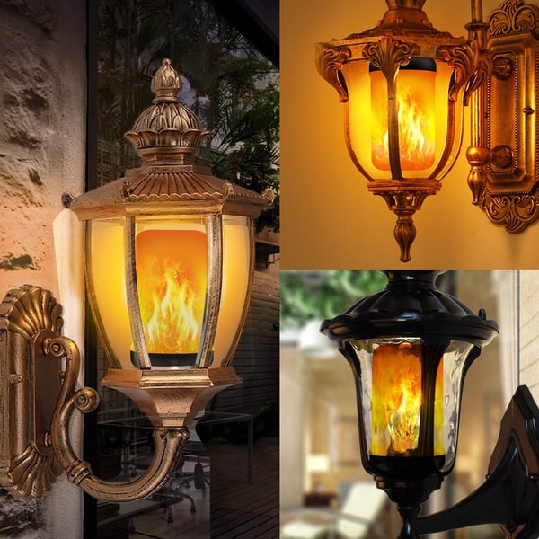 🔥 LED-Flammenlampe mit realistischem Flammeneffekt – warmes Licht, ideal für Dekoration & Atmosphäre