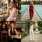 👗✨ 50% RABATT! Damen-Set: Ärmelloses Neckholder-Top mit V-Ausschnitt & weite Hose (2-teilig) – Elegant, luftig & perfekt für Sommer, Urlaub & besondere Anlässe 🌸