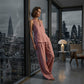 👗✨ 50% RABATT! Damen-Set: Ärmelloses Neckholder-Top mit V-Ausschnitt & weite Hose (2-teilig) – Elegant, luftig & perfekt für Sommer, Urlaub & besondere Anlässe 🌸