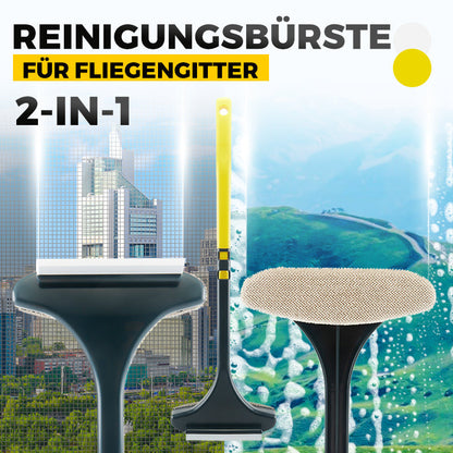 🪥✨ 50% RABATT! 2-in-1 Reinigungsbürste für Fliegengitter – Doppelseitig & effizient, reinigt mühelos Innen- und Außenseite gleichzeitig ✨
