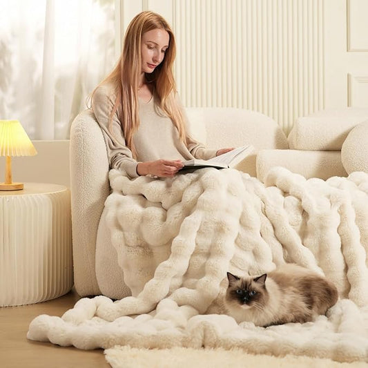 🎄🎅 Weihnachtliche Wärme ist unverzichtbar🎁 Kuschelweiche Decke