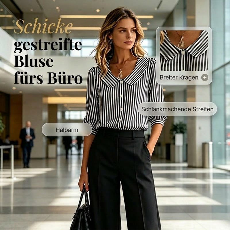 👚☀️ MID-SEASON SALE: −50% NUR FÜR KURZE ZEIT! Designer-Bluse für Damen – V-Ausschnitt, kurze Ärmel, lockere Passform & atmungsaktiv, ideal fürs Büro & warme Tage 👜✨