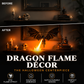 🔥Drachenflammen-Ornament | Gruselige Halloween-Deko – ein Muss!