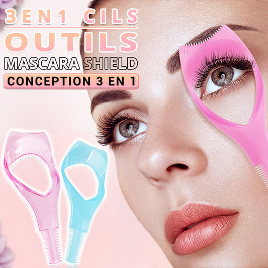 🎁 Kaufe 1, erhalte 1 gratis! 💖 3-in-1 Wimpern-Werkzeuge Mascara Shield – Perfekter Wimpernschutz
