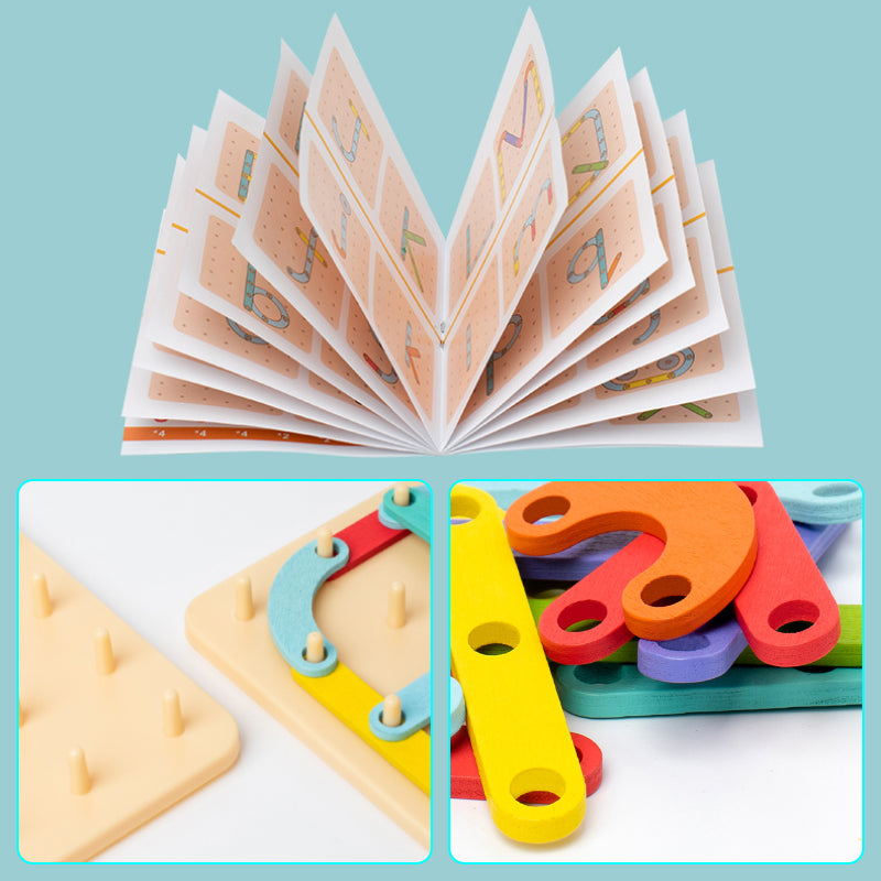 🔥Heißer Verkauf 50% 0FF🔥Montessori-Steckbrettpuzzle 🎅Weihnachtsgeschenkidee!🎁Kostenloser Versand
