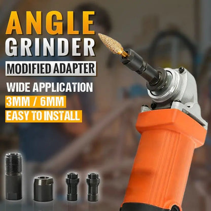 💰 -50 % jetzt sichern! 🔧 Winkelschleifer-Adapter | 3mm/6mm Spannfutter | Metallbau langlebig | Kompatibel mit 100-Typ Schleifen, Polieren & Schneiden in einem!