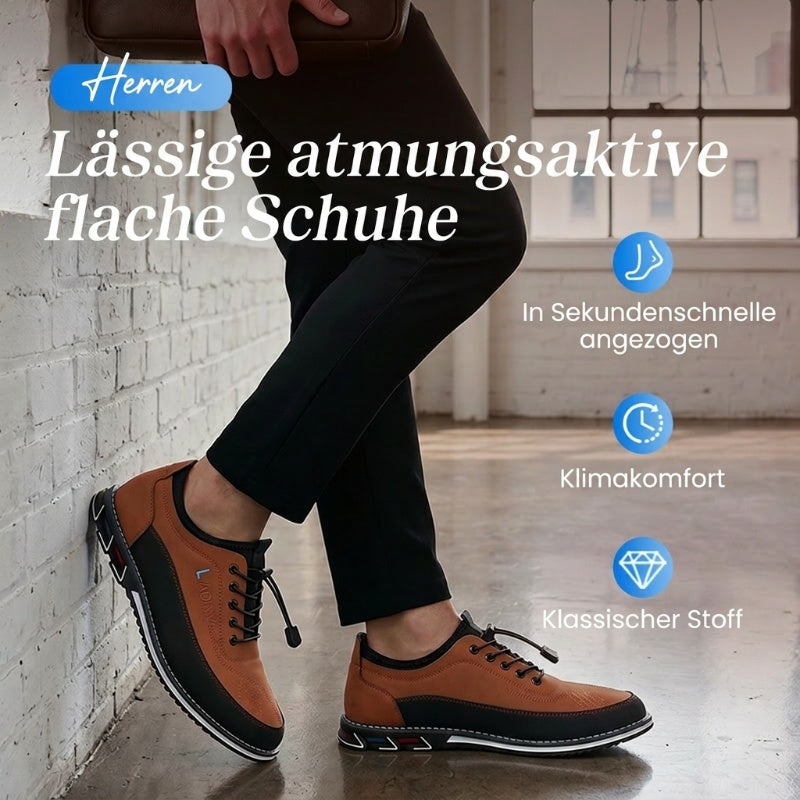 👞🔥 Klassisch modische Lederschuhe für Herren – 50% RABATT + KOSTENLOSER VERSAND! Elegant, vielseitig & perfekt für Büro, Business oder besondere Anlässe