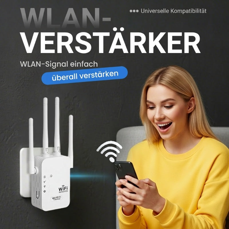 📶🎁 LETZTER TAG: 50% RABATT! 2026 WLAN-Verstärker – 1200 Mbit/s, Dualband (5 GHz / 2,4 GHz) – Maximale Signalverstärkung für stabile Verbindung im ganzen Haus 🔥✨