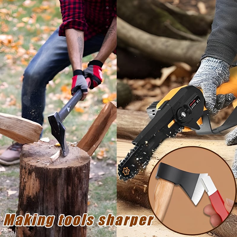 🔪 50% RABATT! ✂️ Tragbarer Gartenscheren-Schärfer – Schnell, einfach & vielseitig – Ideal für Messer, Scheren & Werkzeuge im Außenbereich 🌿