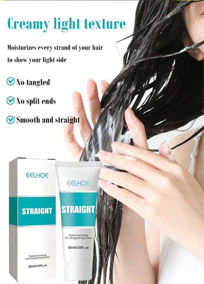 🔥Heißer Verkäufer 50% Rabatt💆‍♀️ KAUFEN 2 ERHALTEN 3! ✨ Seiden- und Keratin-Haarglättungscreme - Professionelle Frizz-Kontrolle mit Hitzeschutz für Geschmeidiges & Glänzendes Haar bis zu 48H 🌟🧖‍♀️