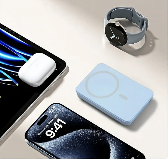 ⚡🔋 Jetzt 50% sparen! Magnetische 20W Powerbank 10000mAh – Kabellos & Schnellladung 🧳⚡ Ideal für Reise: Kompakt, langlebig & voll kompatibel mit MagSafe.