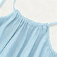 👗 50% RABATT! 💃 Einfarbiges Rückenfreies Cami-Kleid für Damen – Leicht, Luftiger Schnitt & Perfekt Für Den Sommer ☀️
