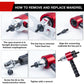 ⚙️🔧 NUR FÜR BEGRENZTE ZEIT: 50% RABATT! Nietpistole Adapter Kit M3–M8 Sechskant-Antriebsstift für Akkubohrmaschine ✨