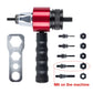⚙️🔧 NUR FÜR BEGRENZTE ZEIT: 50% RABATT! Nietpistole Adapter Kit M3–M8 Sechskant-Antriebsstift für Akkubohrmaschine ✨