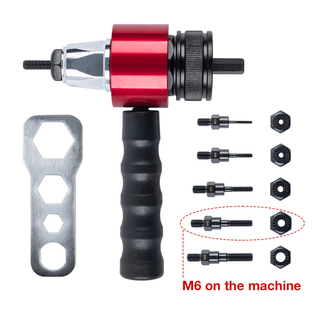 ⚙️🔧 NUR FÜR BEGRENZTE ZEIT: 50% RABATT! Nietpistole Adapter Kit M3–M8 Sechskant-Antriebsstift für Akkubohrmaschine ✨