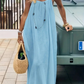 👗 50% RABATT! 💃 Einfarbiges Rückenfreies Cami-Kleid für Damen – Leicht, Luftiger Schnitt & Perfekt Für Den Sommer ☀️