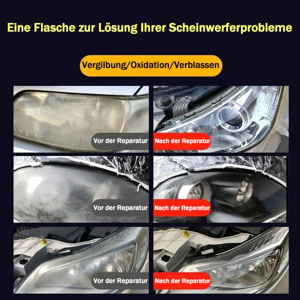 📢 Letzter Tag: Kaufe 1, erhalte 1 GRATIS! 🚘✨ Scheinwerfer-Restaurierungsflüssigkeitsset – Klarer Blick, wie neu!