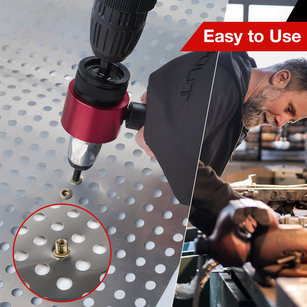 ⚙️🔧 NUR FÜR BEGRENZTE ZEIT: 50% RABATT! Nietpistole Adapter Kit M3–M8 Sechskant-Antriebsstift für Akkubohrmaschine ✨