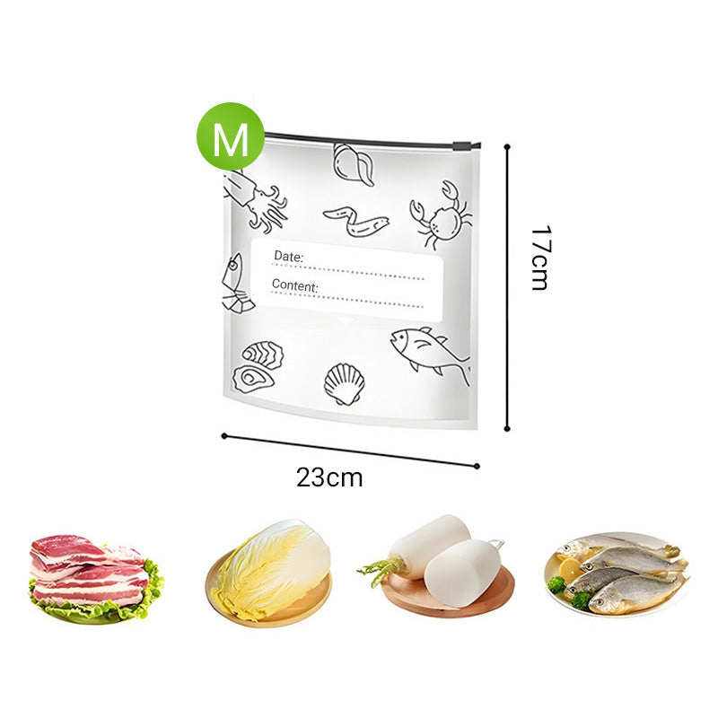♻️ Wiederverwendbare, verschließbare Aufbewahrungsbeutel aus Aluminiumfolie 🥬