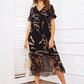 👗🌸 50% RABATT! Fließendes Maxikleid mit V-Ausschnitt und Print – Leicht, luftig & perfekt für warme Tage – die Antwort auf „Was soll ich morgen anziehen?“ ✨
