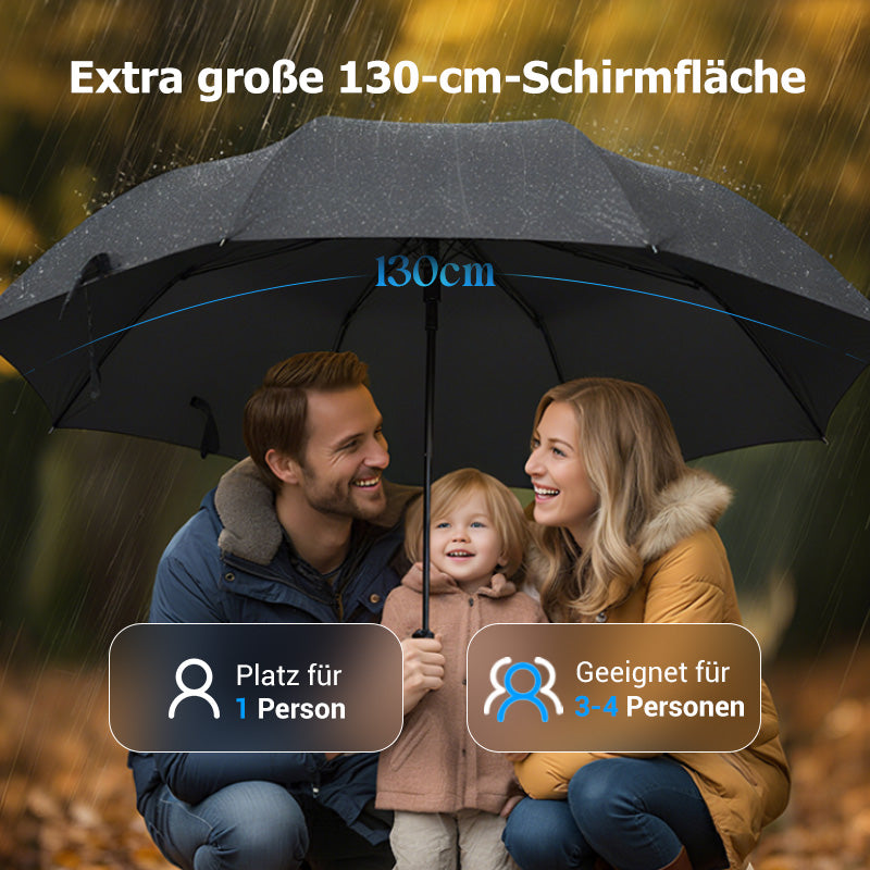 🌂50% Rabatt🔥Großer faltbarer Regenschirm mit 12 windfesten Speiche