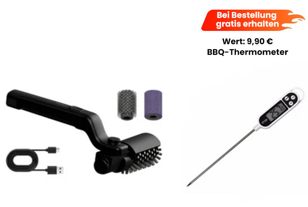 🍔🔥 50% RABATT! Kabelloser elektrischer Grillbürstenreiniger – Leistungsstark, wasserdicht & sicher – Jetzt auch günstige Kombi-Angebote verfügbar! 💪✨