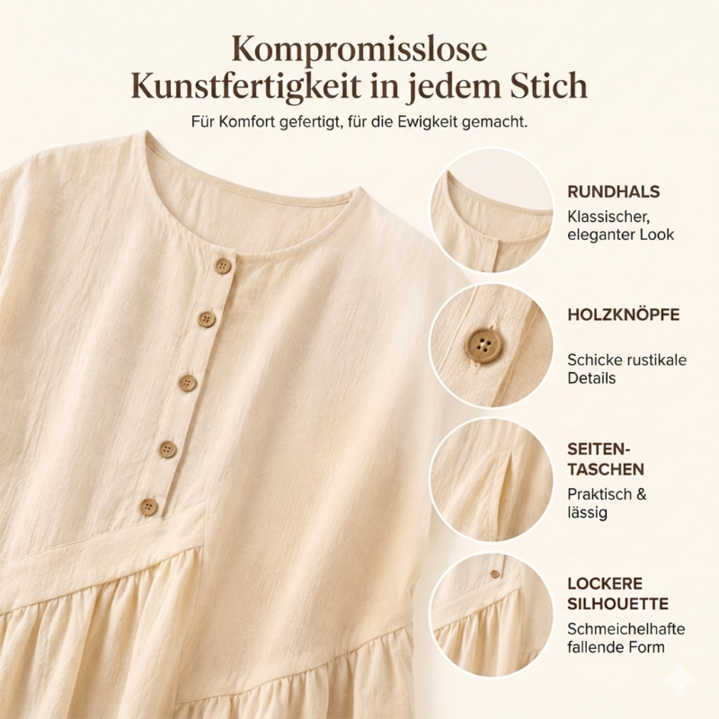 👗💎 DER SOMMERHIT 2026 – DER WAHNSINN! Maxikleid für Damen mit Knopfleiste und kurzen Ärmeln – Leicht, luftig & stilvoll – Perfekt für warme Tage am Strand, in der Stadt oder im Urlaub ✨